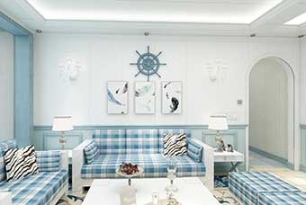 三明地中海风格-客厅