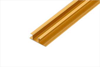 三明航空纤维墙咔铝合金带灯中条(钛金氧化)